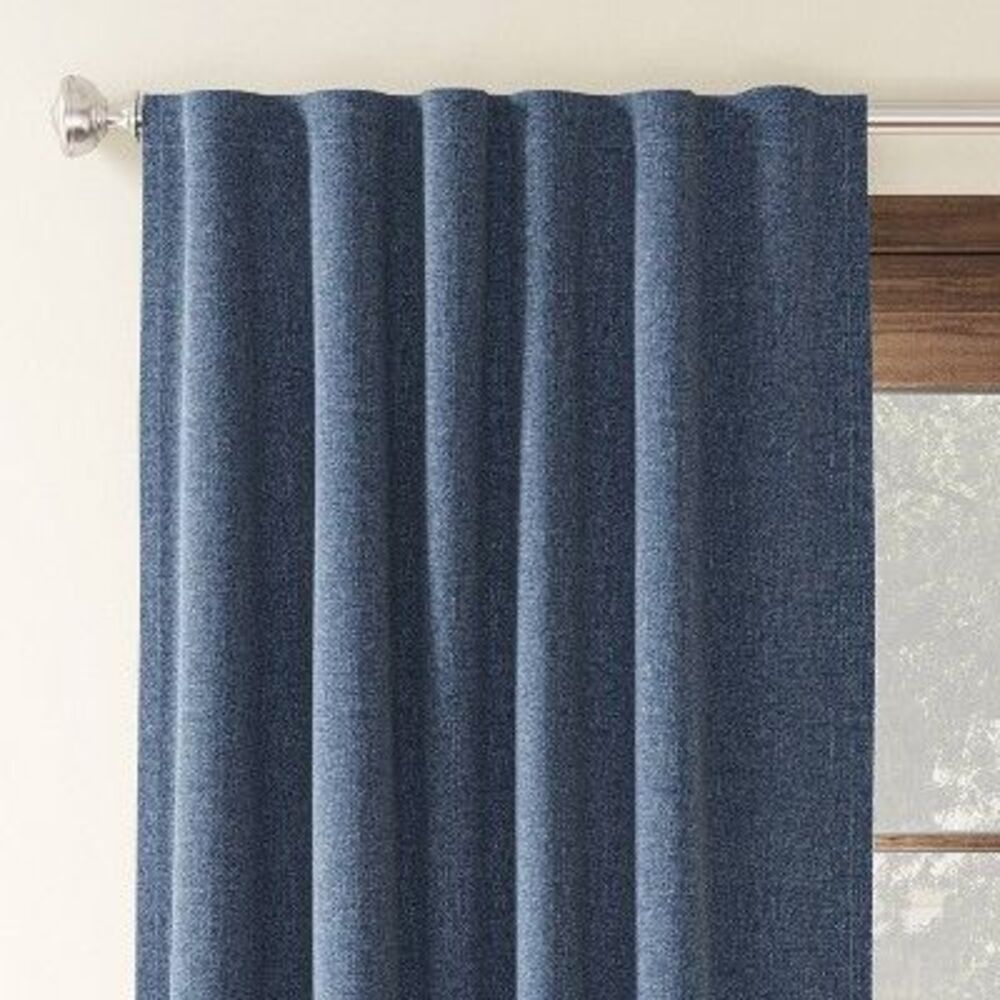 Threshold - Blackout Aruba Window Curtain Panel - Threshold Blue